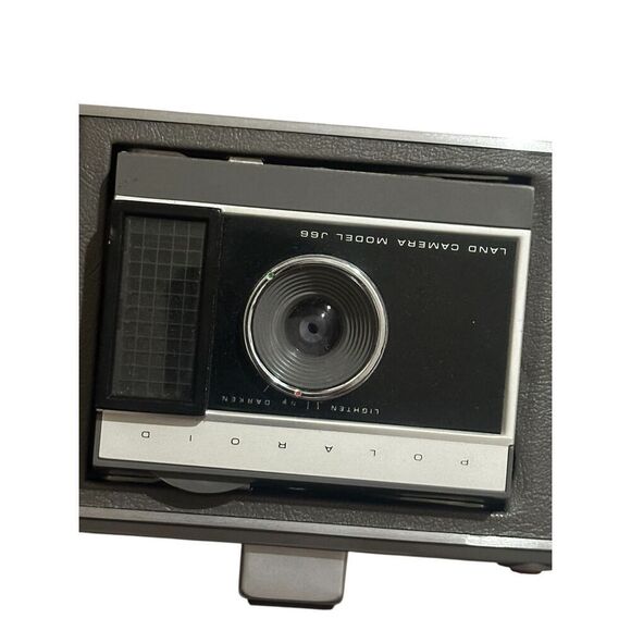 Vintage Polaroid J66 Electric Eye Land Camera With Leather Case 1960 - Picture 4 of 16
